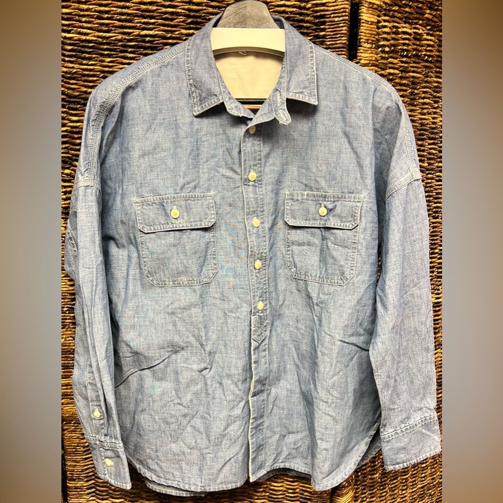 Alex Mill- Wash & Go- Mens Button Up Shirt- Size: Medium